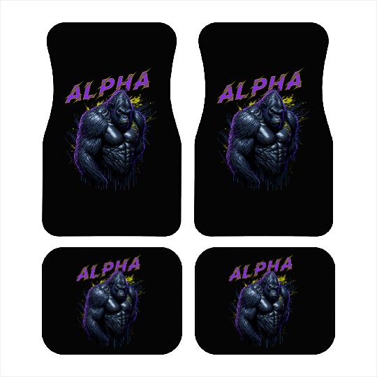 Alpha male Gorilla Car Mats