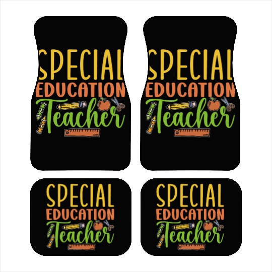 Special Education Teacher Cute Sped Awareness Car Mats