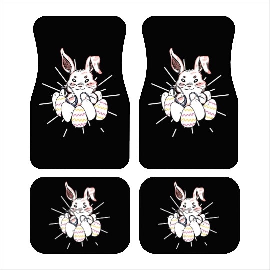 Easter Medical Bunny Eggs Nursing Rabbit Car Mats