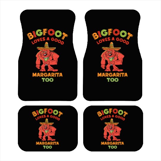 Cinco de Mayo Cryptozoology Bigfoot Fiesta Cryptid Car Mats