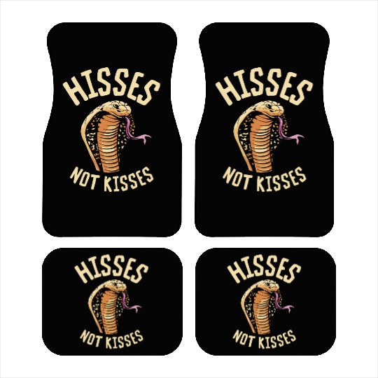 Herpetology Snake Reptile Wildlife Snake Lover Car Mats