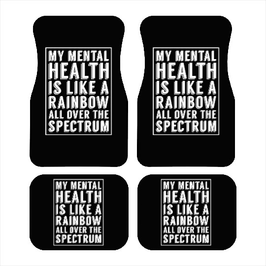 Psychology Psychologist Mental Health Awareness Car Mats