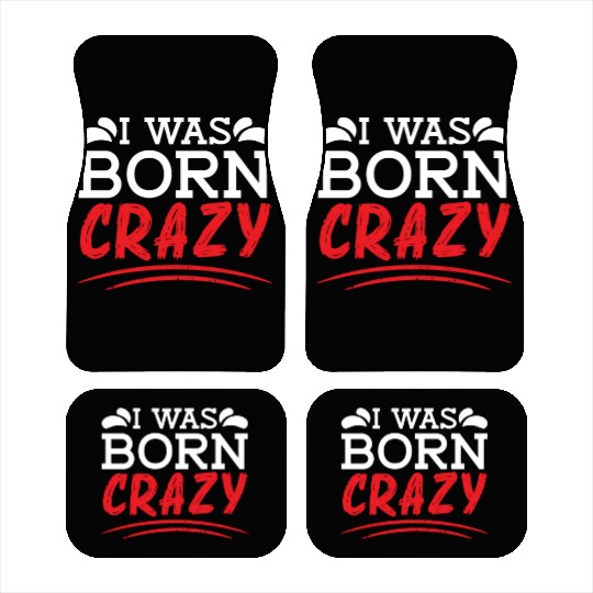 Psychology Psychologist Crazy Car Mats