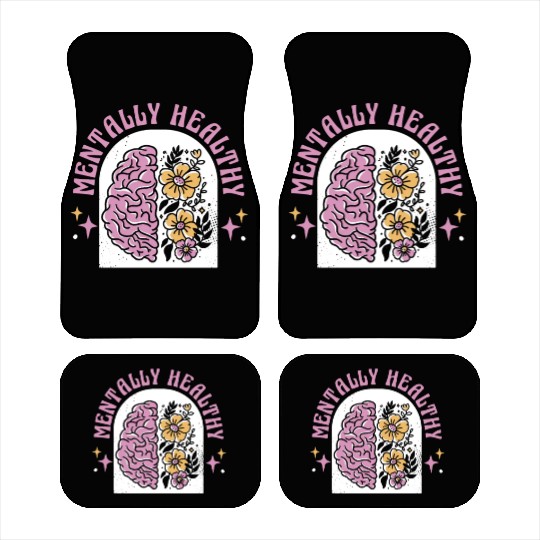 Psychology Psychologist Mental Health Awareness Car Mats