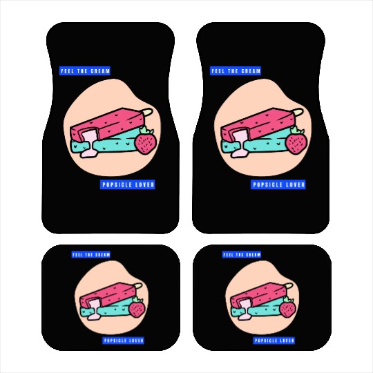 Popsicle Lover For Ice Cream Food Lover Car Mats