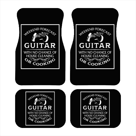 Weekend forecast guitar with no chance of house Car Mats