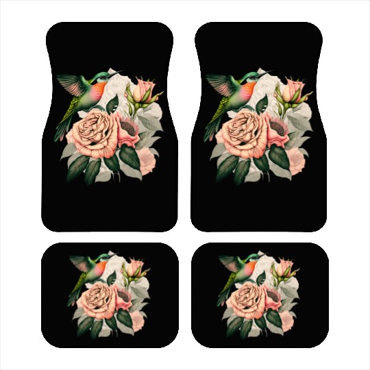 Plants Roses Flowers Car Mats