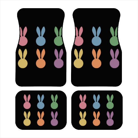 Kids Bunny Easter Car Mats