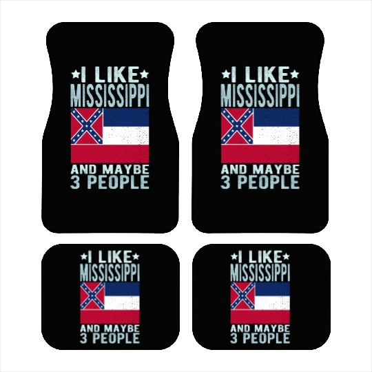 Mississippi Flag US State Car Mats