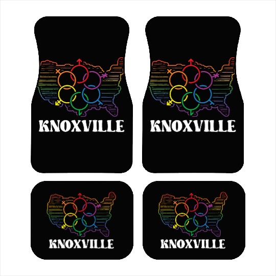 Knoxville Pride Month Pride Flag LGBT Community LG Car Mats