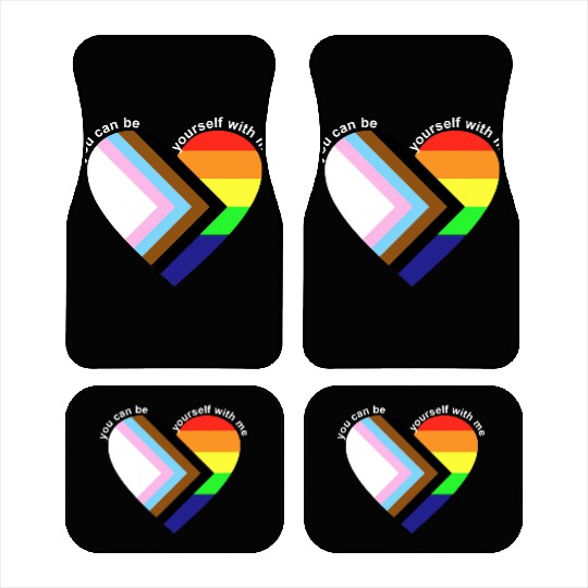 You Can Be Yourself With Me Car Mats
