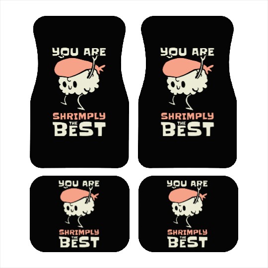 Asian Food Sushi Shrimp Food Sushi Lover Design Car Mats