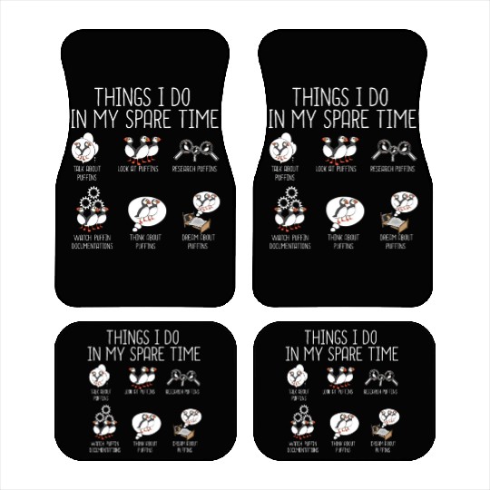 Funny Atlantic Puffin Bird Lover Women Puffin Car Mats