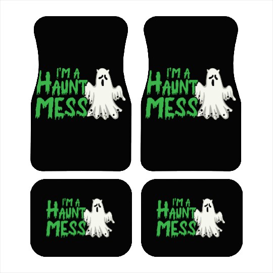 Halloween Paranormal Ghost Hunters Horror Fans Car Mats