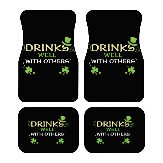 Drinks Well With Others Car Mats