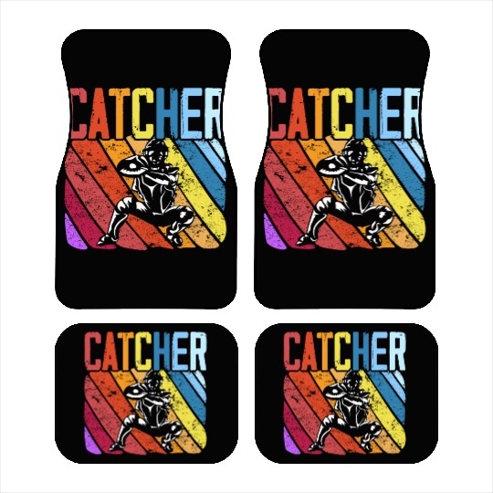 Baseball Lover Baseball Player Baseball Catcher Car Mats