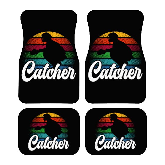 Baseball Lover Baseball Player Baseball Catcher Car Mats