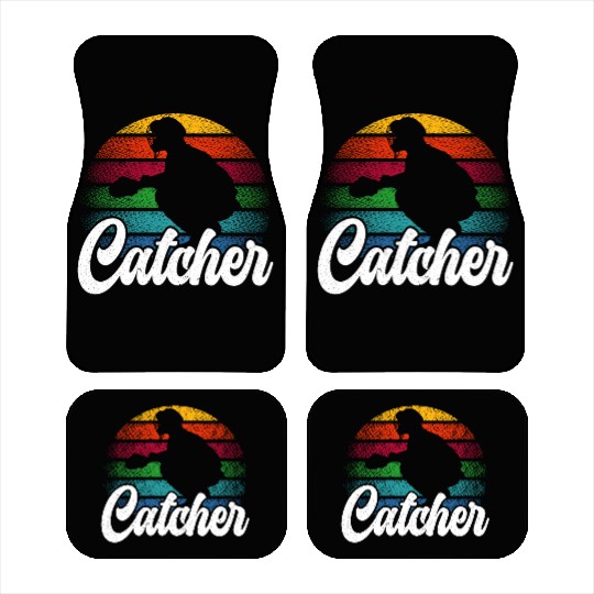 Baseball Lover Baseball Player Baseball Catcher Car Mats