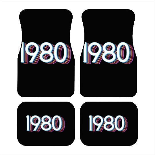 1980 Retro Design Car Mats