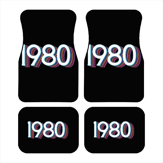 1980 Retro Design Car Mats