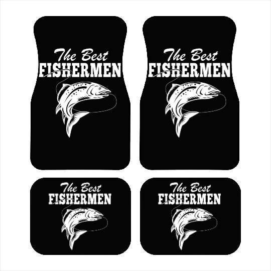 The Best Fishermen Fishing Lover Car Mats