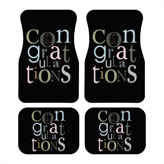congratulations newborn baby Car Mats