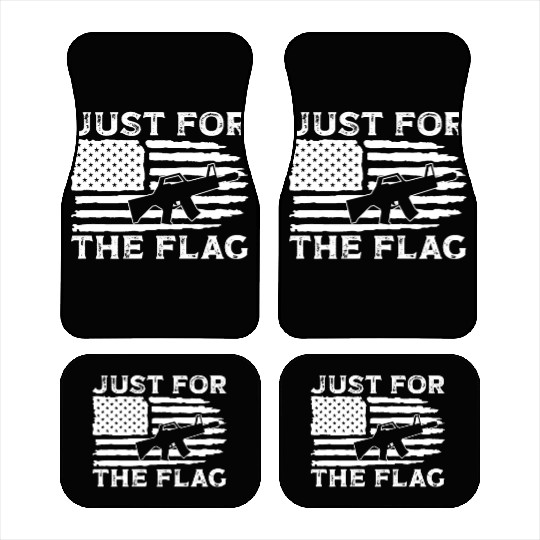 Soldier just for flag military army veteran Car Mats