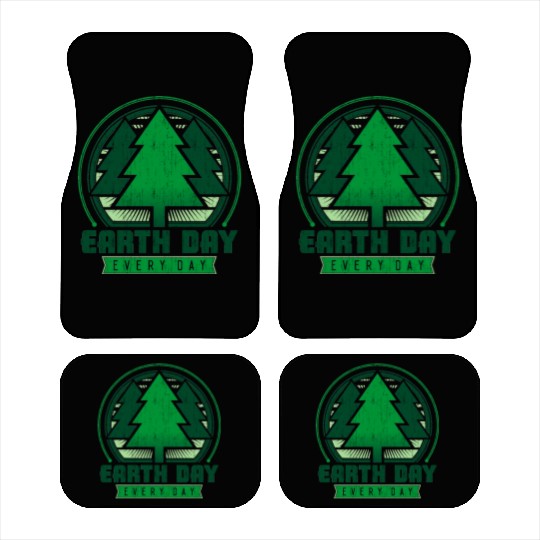 Earth Day Every Day Car Mats