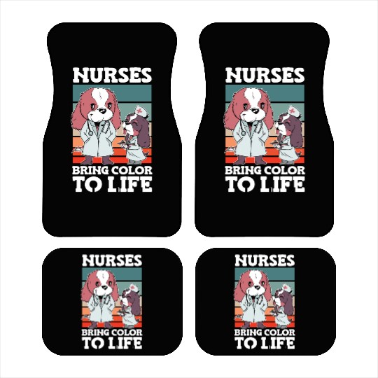 Nurses Bring Color to Life Dog Doctor National Car Mats