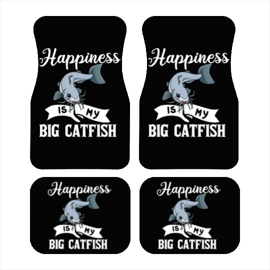 Catfish Fishing Gift Flathead Catfishing nostalgia Car Mats