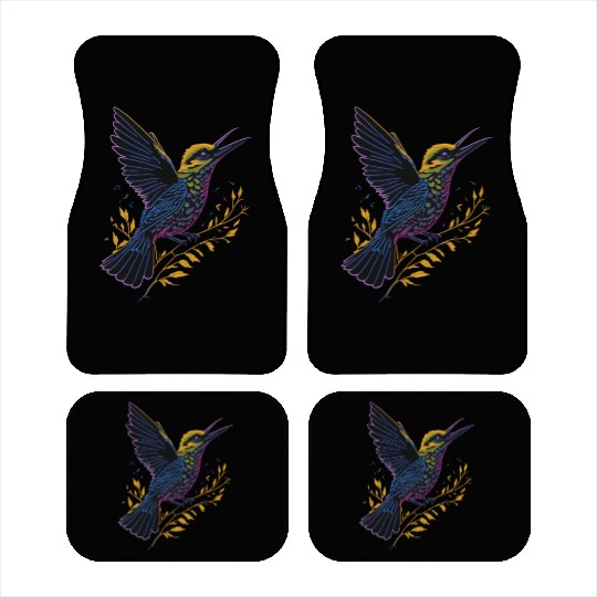Nature Lovers - Charming Hummingbird Car Mats