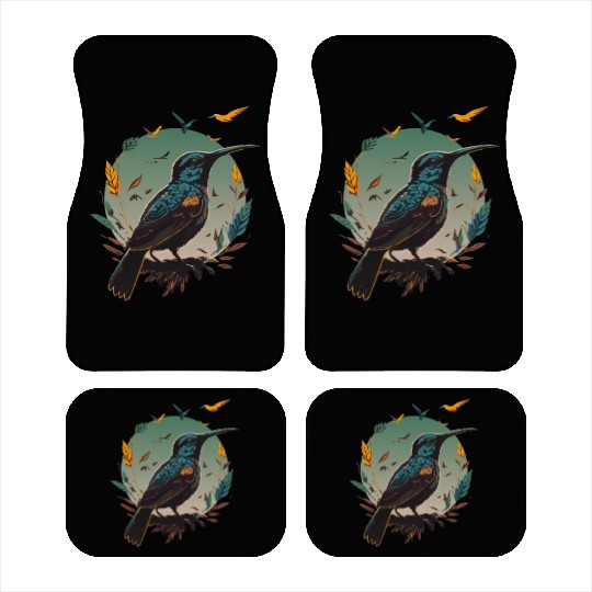 Nature Lovers - Charming Hummingbird Car Mats