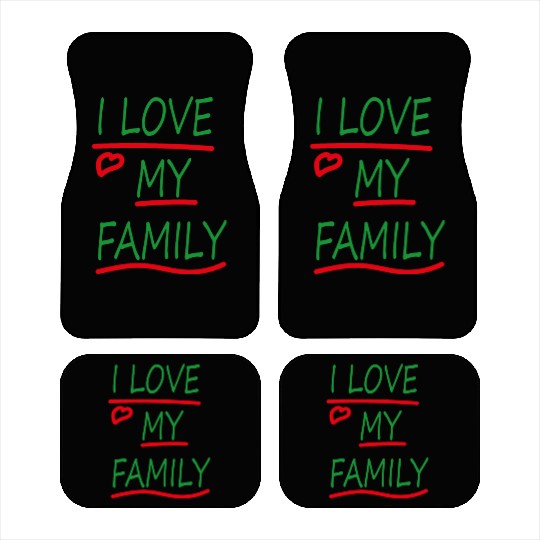 I love my family Car Mats