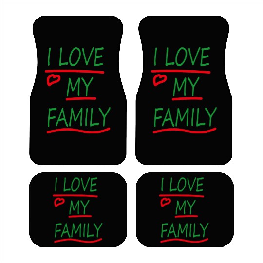 I love my family Car Mats