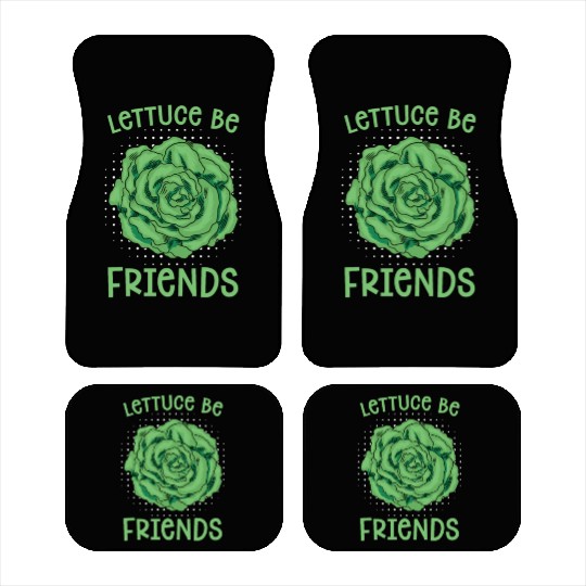 Vegan Chef Lettuce Be Friends Veganism Vegan Chefs Car Mats