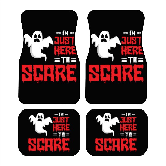 Halloween Paranormal Ghost Hunters Horror Fans Car Mats