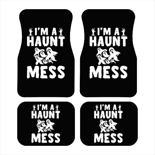 Halloween Paranormal Ghost Hunters Horror Fans Car Mats