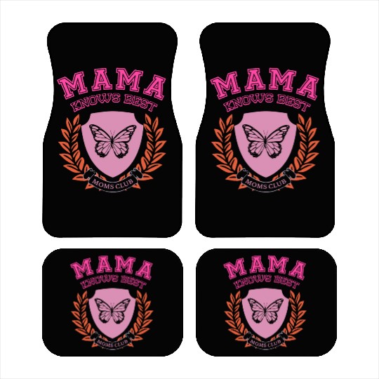 Mama Knows Best Moms Club Car Mats
