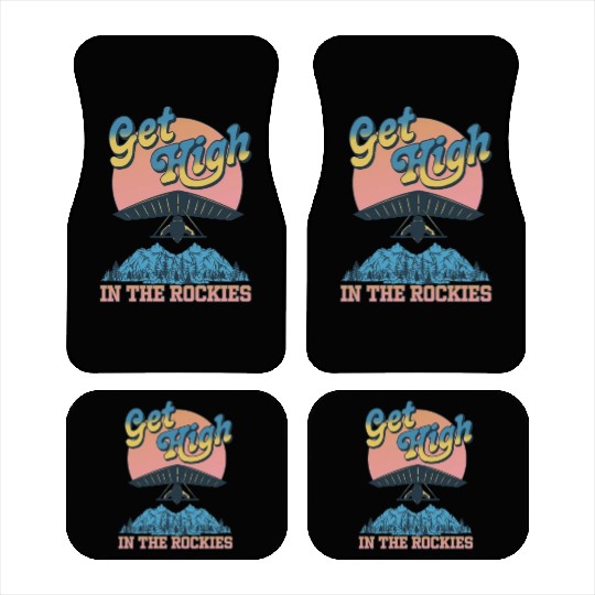 Get High in the Rockies Car Mats