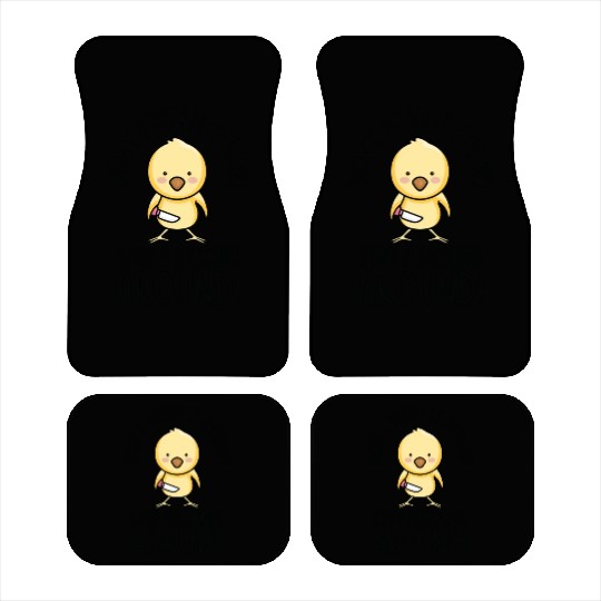 Mean Pet Cute Chicken Plucking Bird Chicken Lover Car Mats