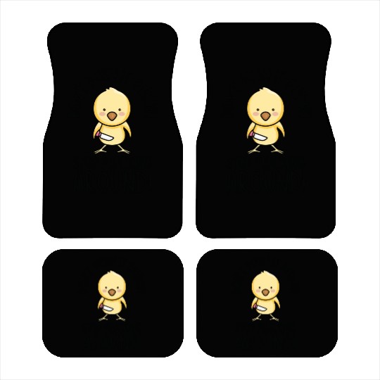 Mean Pet Cute Chicken Plucking Bird Chicken Lover Car Mats
