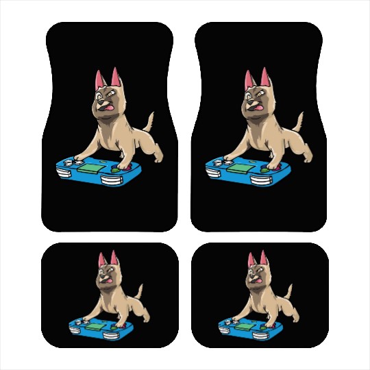 Belgian Malinois Gaming Kawaii Gamer Dog Lover Car Mats