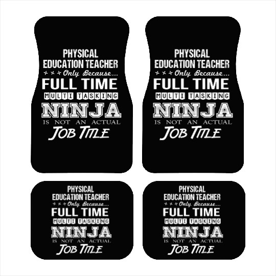 Physical Education Teacher Car Mats - Multitasking