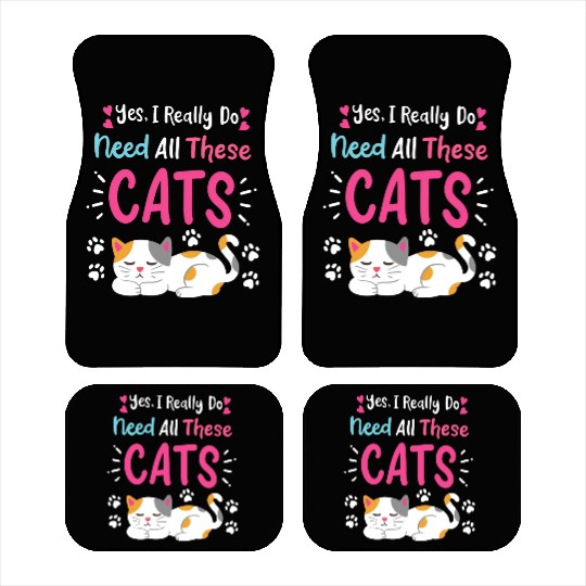Cats Cat Owner Cat Lover Car Mats