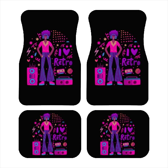 1980s party Retro Boy Party Lifestyle and Hobbies Car Mats