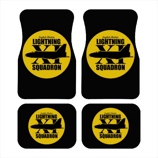 English Electric Lightning 11th Squadron yellow Car Mats