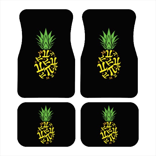 Pineapple Pi Math Holiday Mathematics Pi Day Car Mats