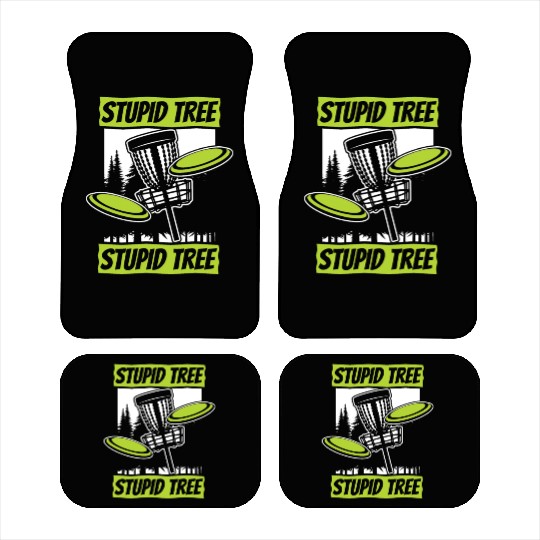 Stupid Tree Buddy Player Pro Frisbee Professional Car Mats
