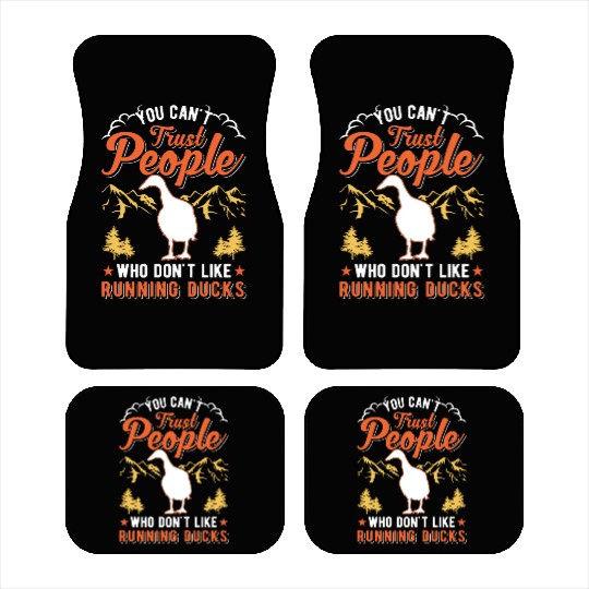 Indian Runner Gift Running Duck Car Mats