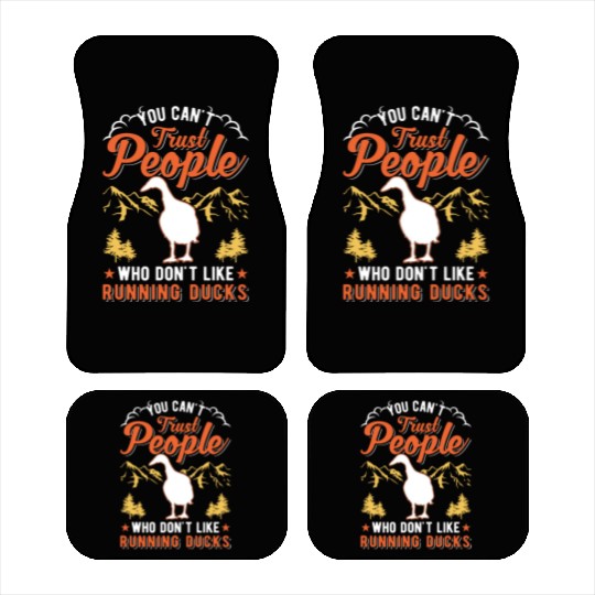 Indian Runner Gift Running Duck Car Mats